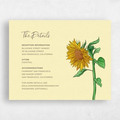 Yellow Wedding Enclosure - Bonnie