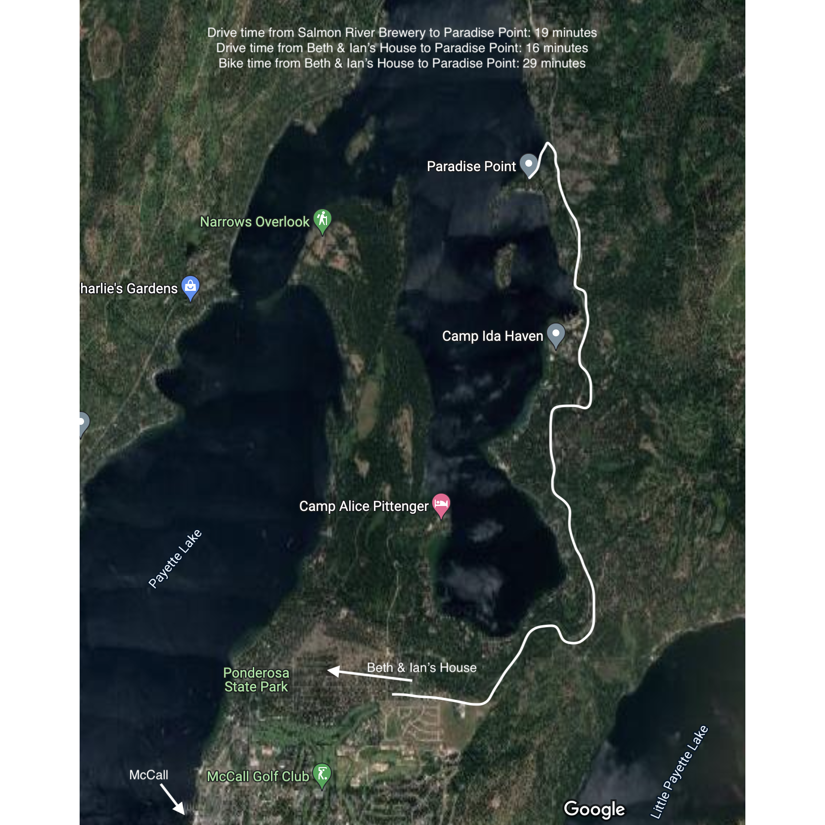 How to get to Paradise Point!