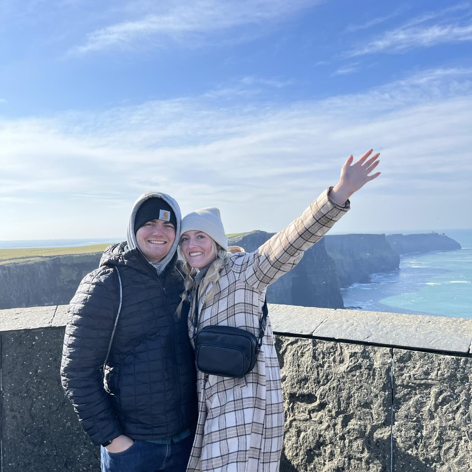 Ireland together when Taylor studied abroad!
