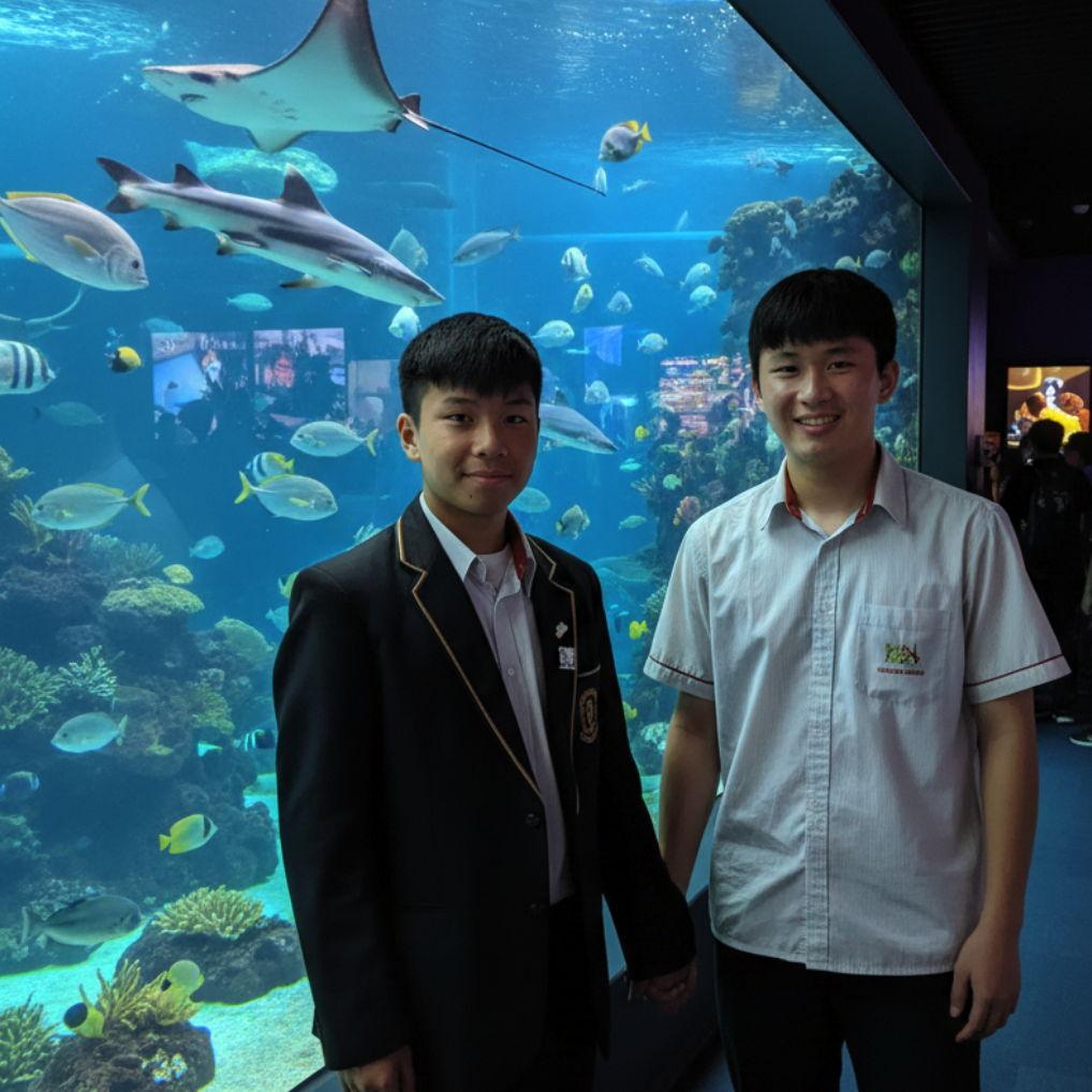 We first held hands here