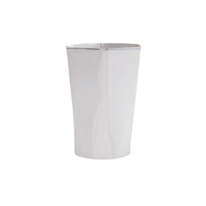 Hexagon Silver-Plated Tall Tumbler