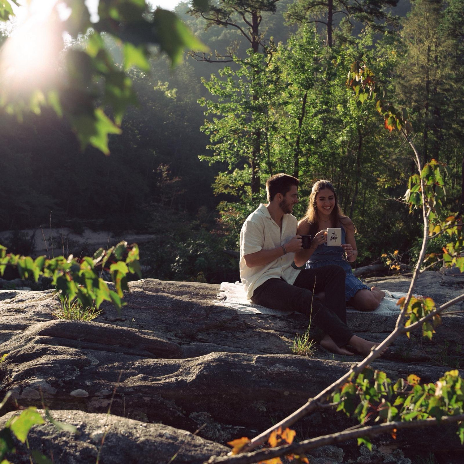 Here are some engagement photos on the Chattooga River!