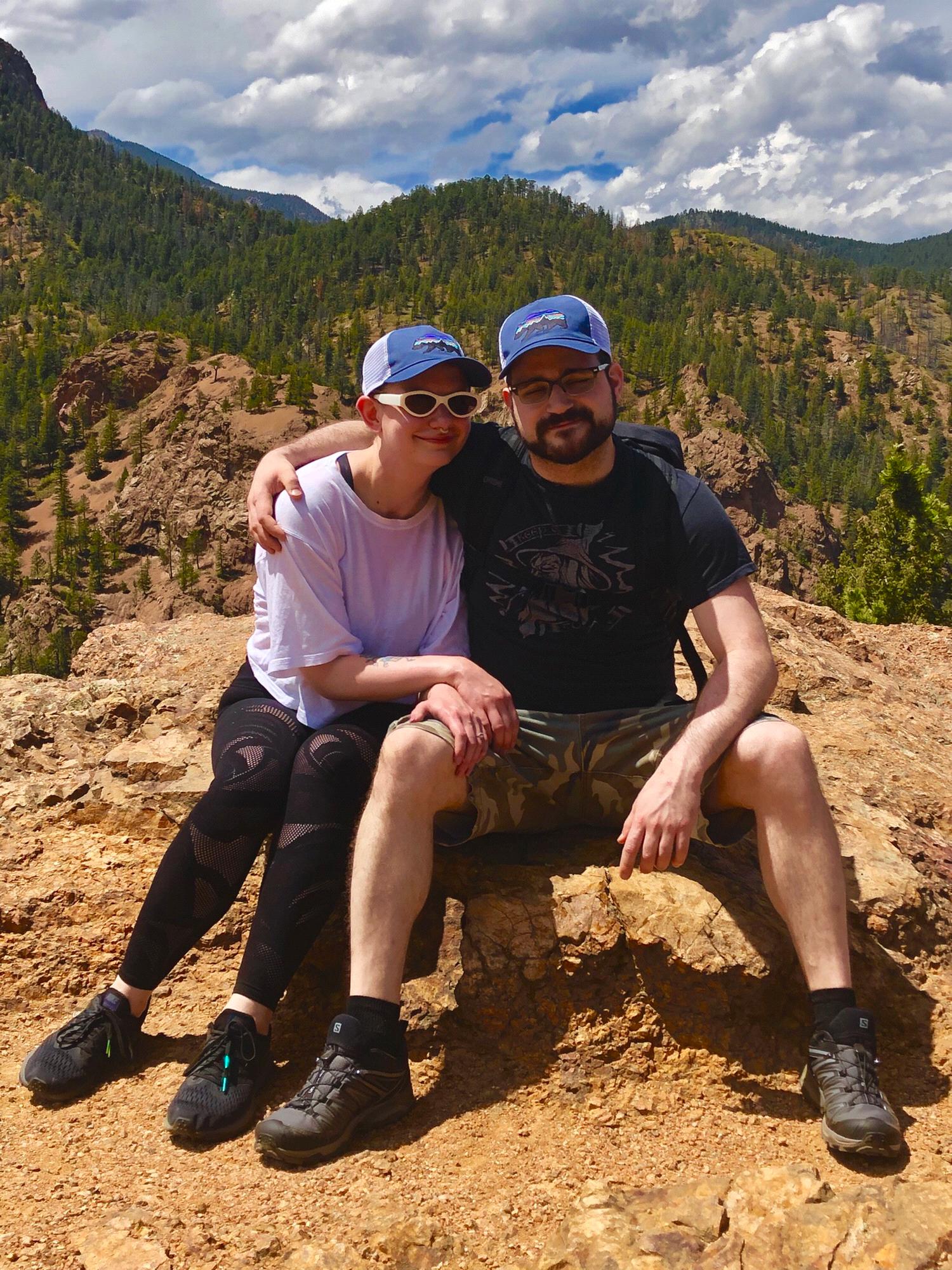 At Inspiration Point in Colorado Springs