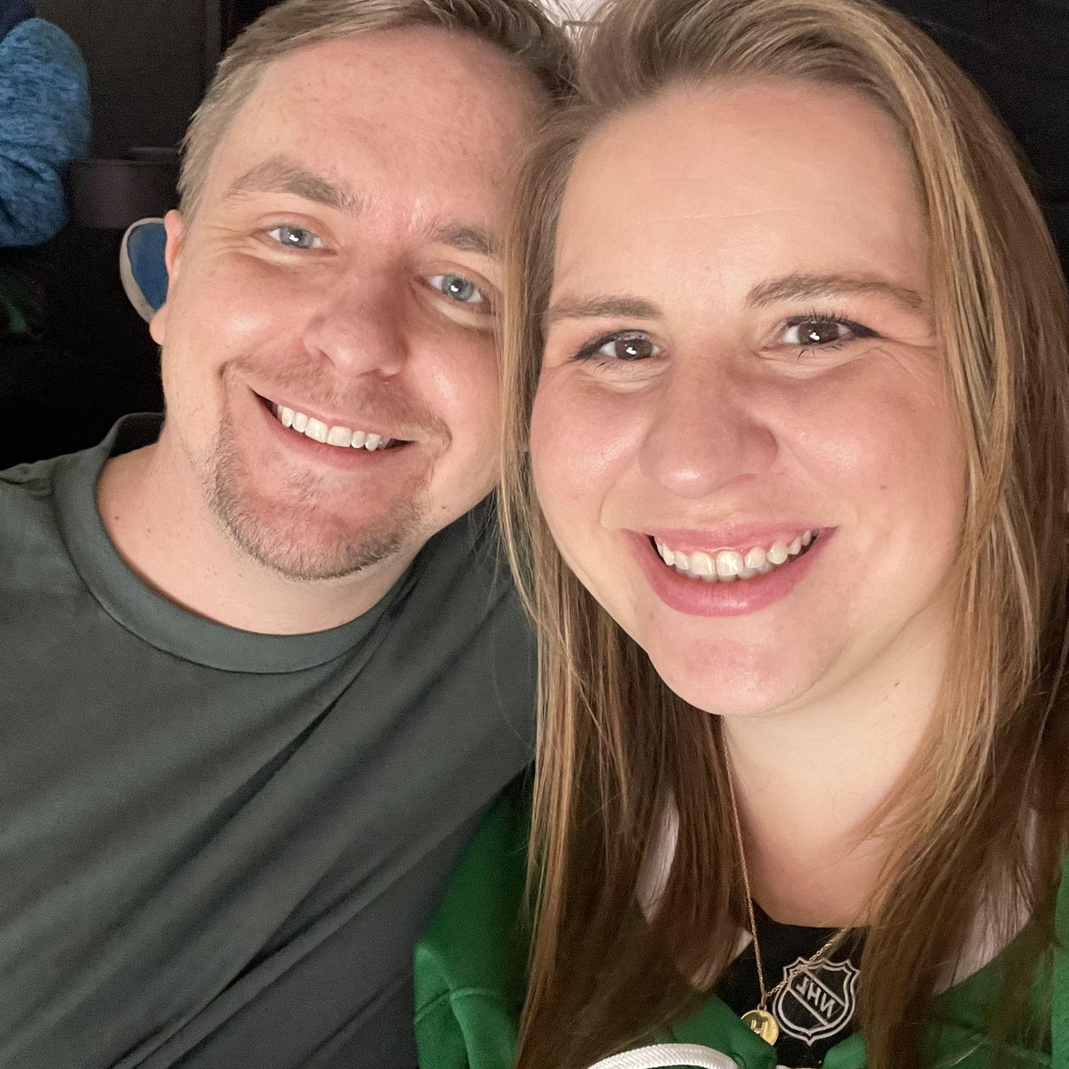 When we went "official" after a Dallas stars game