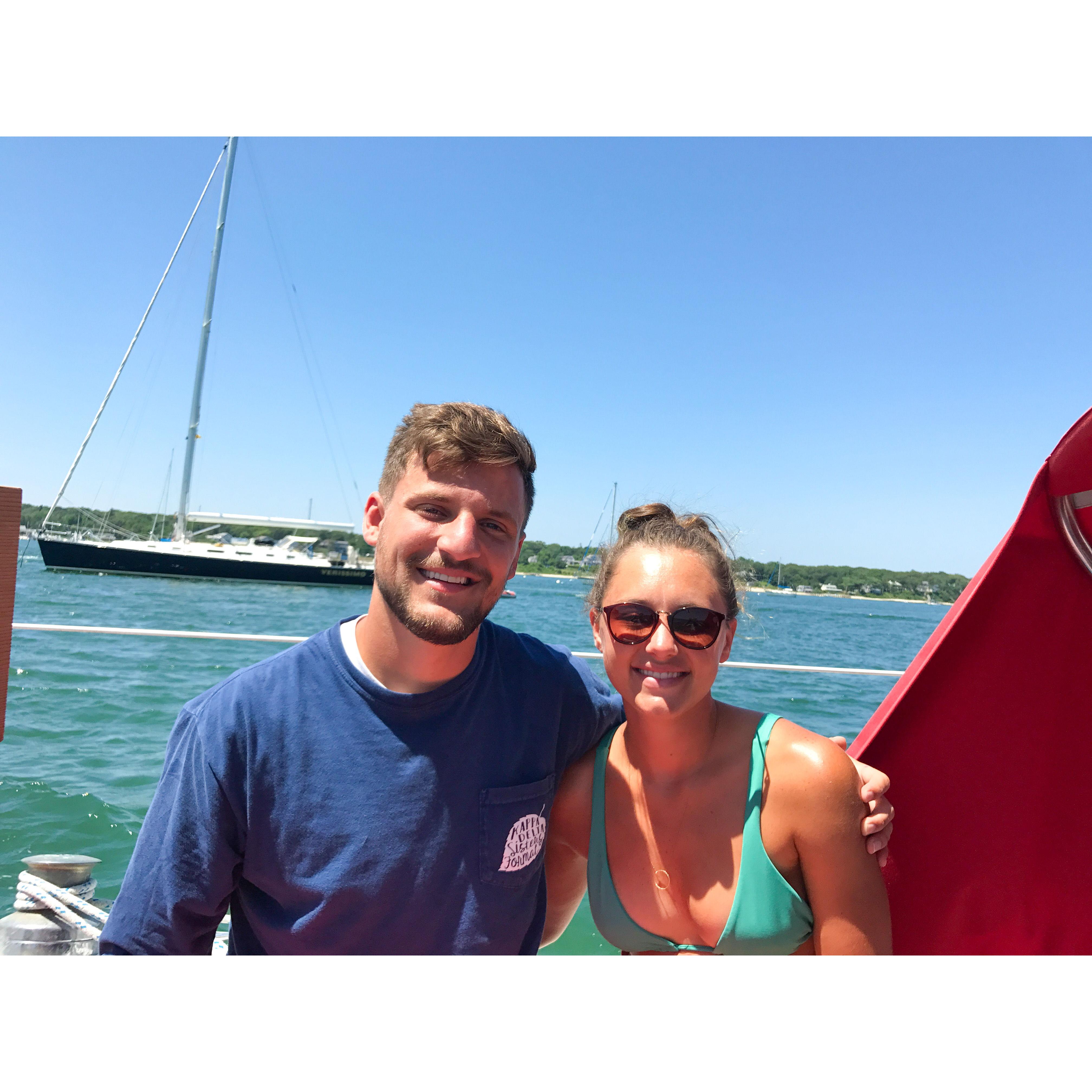 One of our favorite summertime activities; sailing over to Martha’s Vineyard.