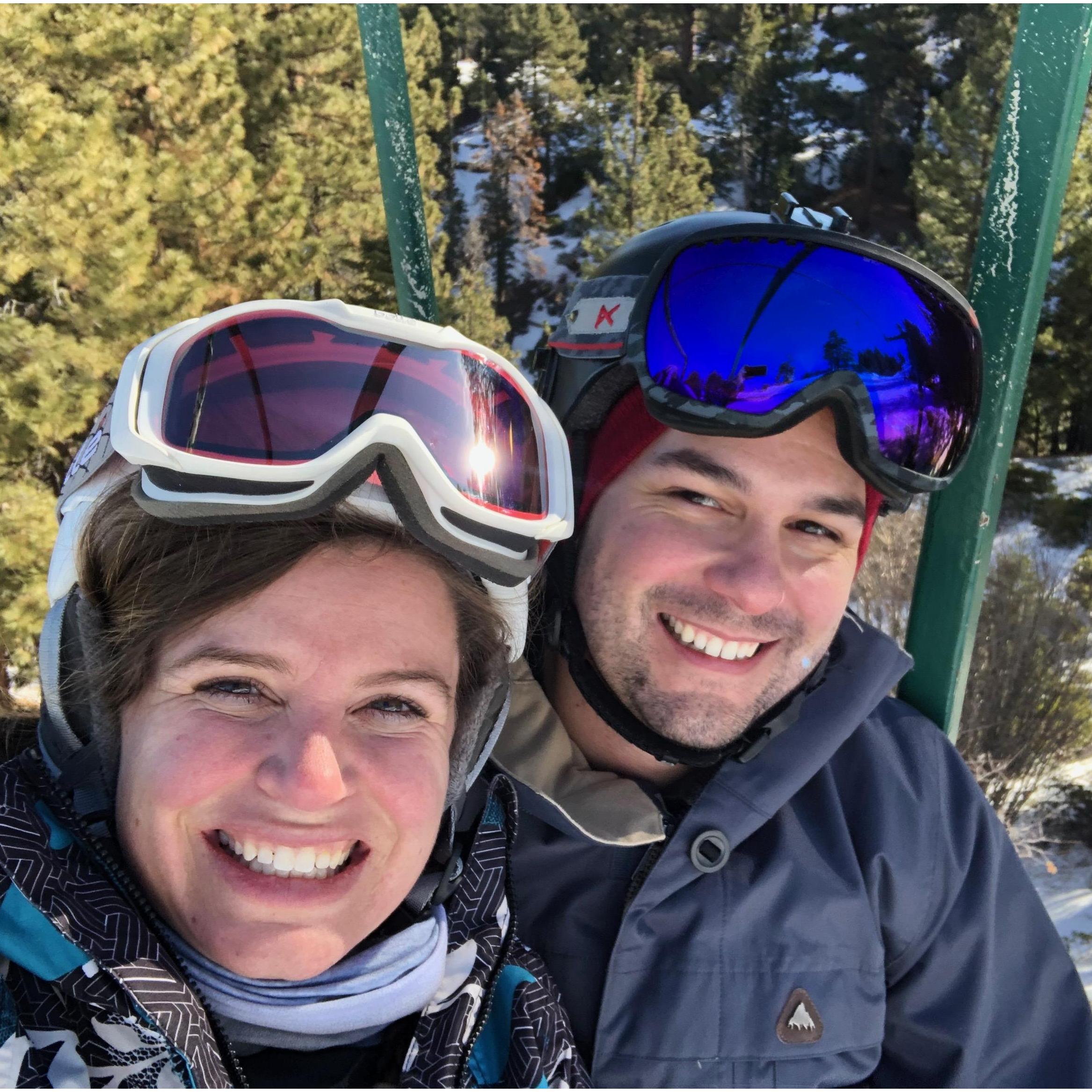 Chair lift selfie... first of many