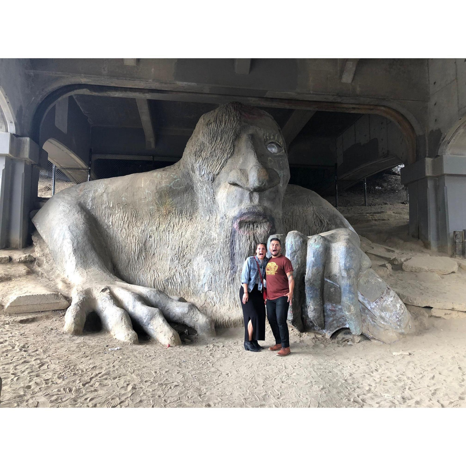 The Freemont troll in Seattle.