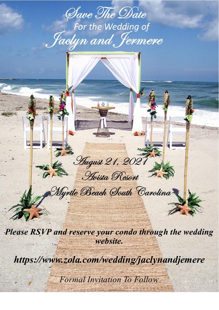 The Wedding Website of Jaclyn Whitley and Jemere Sims