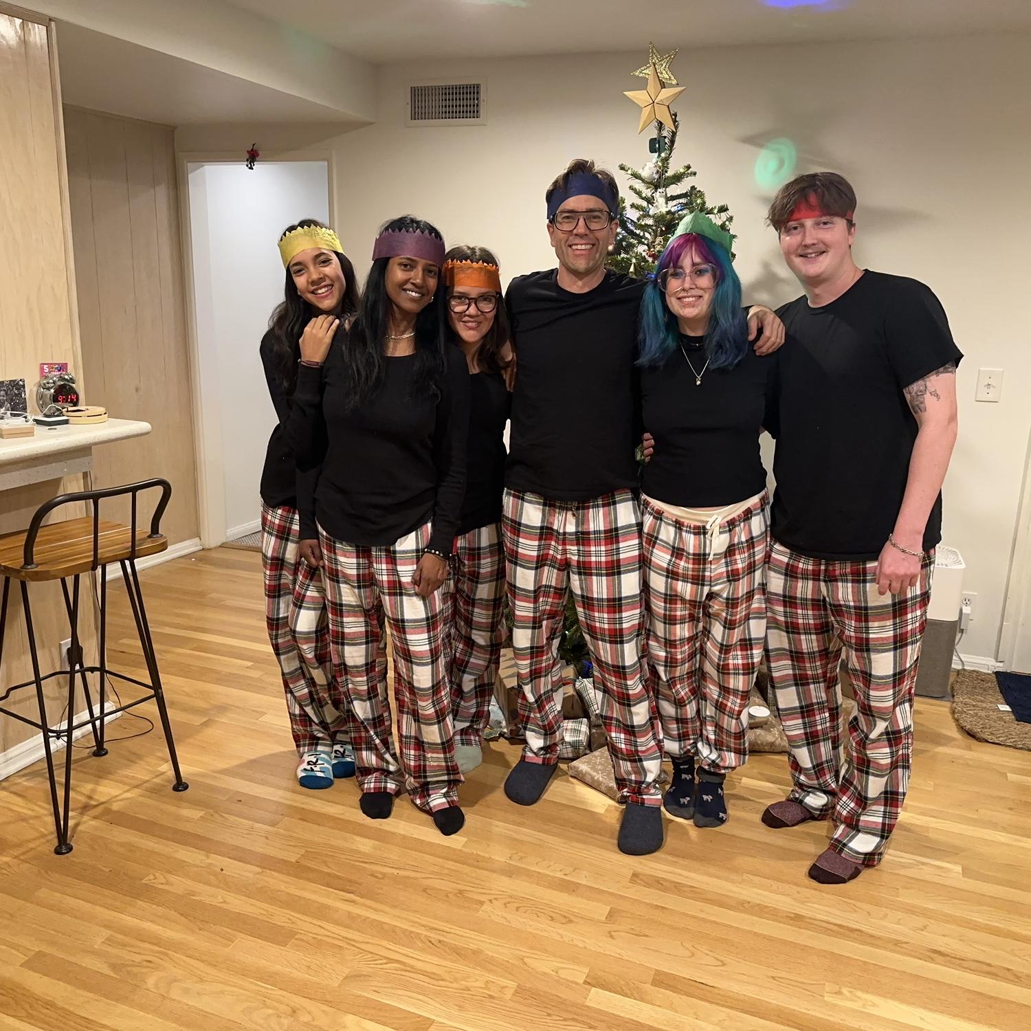 The new family on Christmas Eve