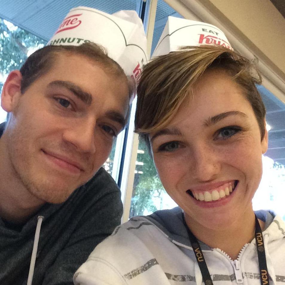 One of our favorite dates was a trip to Krispy Kreme for donuts and milk!