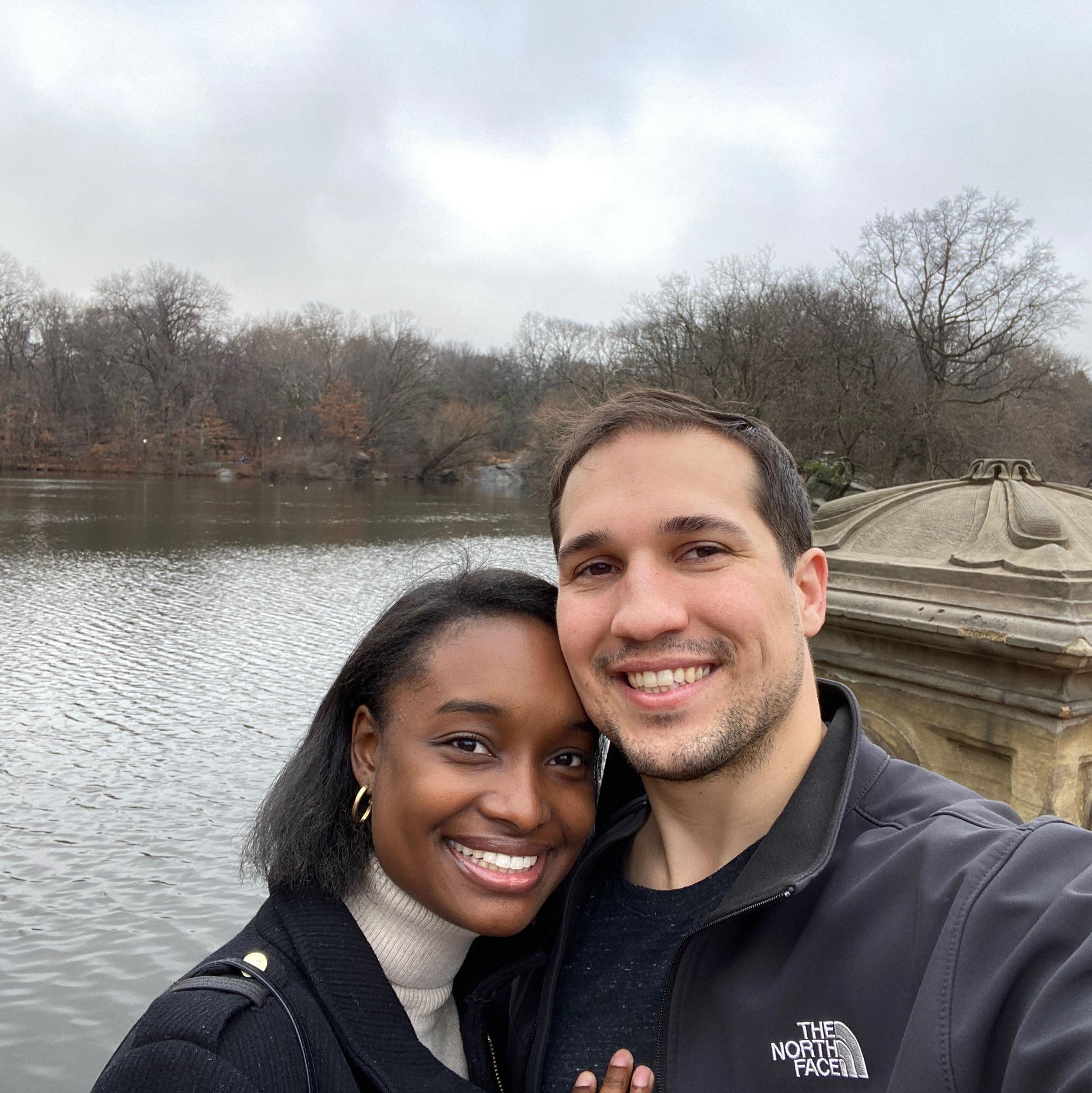 Our first time going to New York City together. We went for Jourdan's birthday, January 2023. This photo was taken in Central Park.