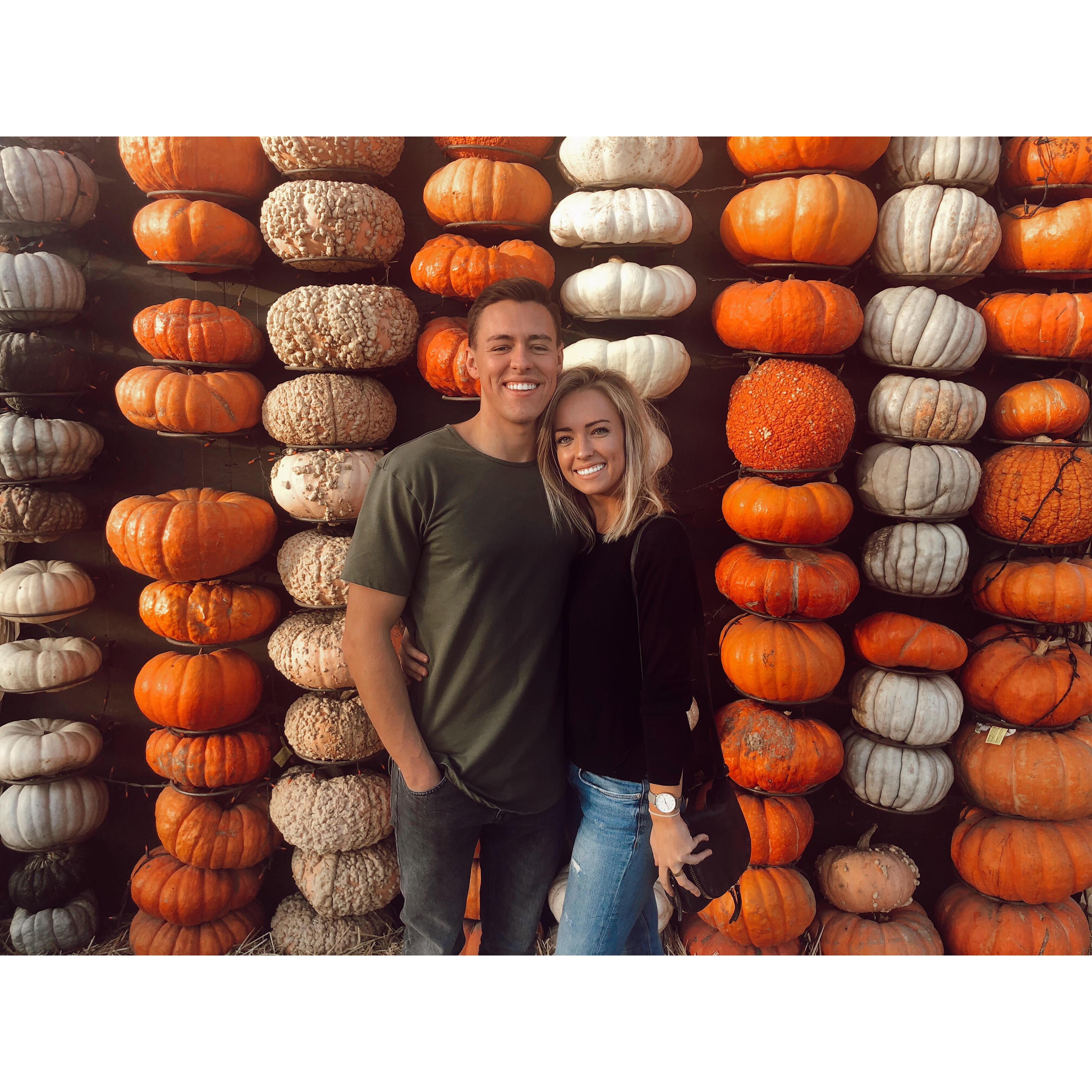 Went to the pumpkin patch! Chris was such a trooper because he made sure we took advantage of all fall festivities, even though he had mono