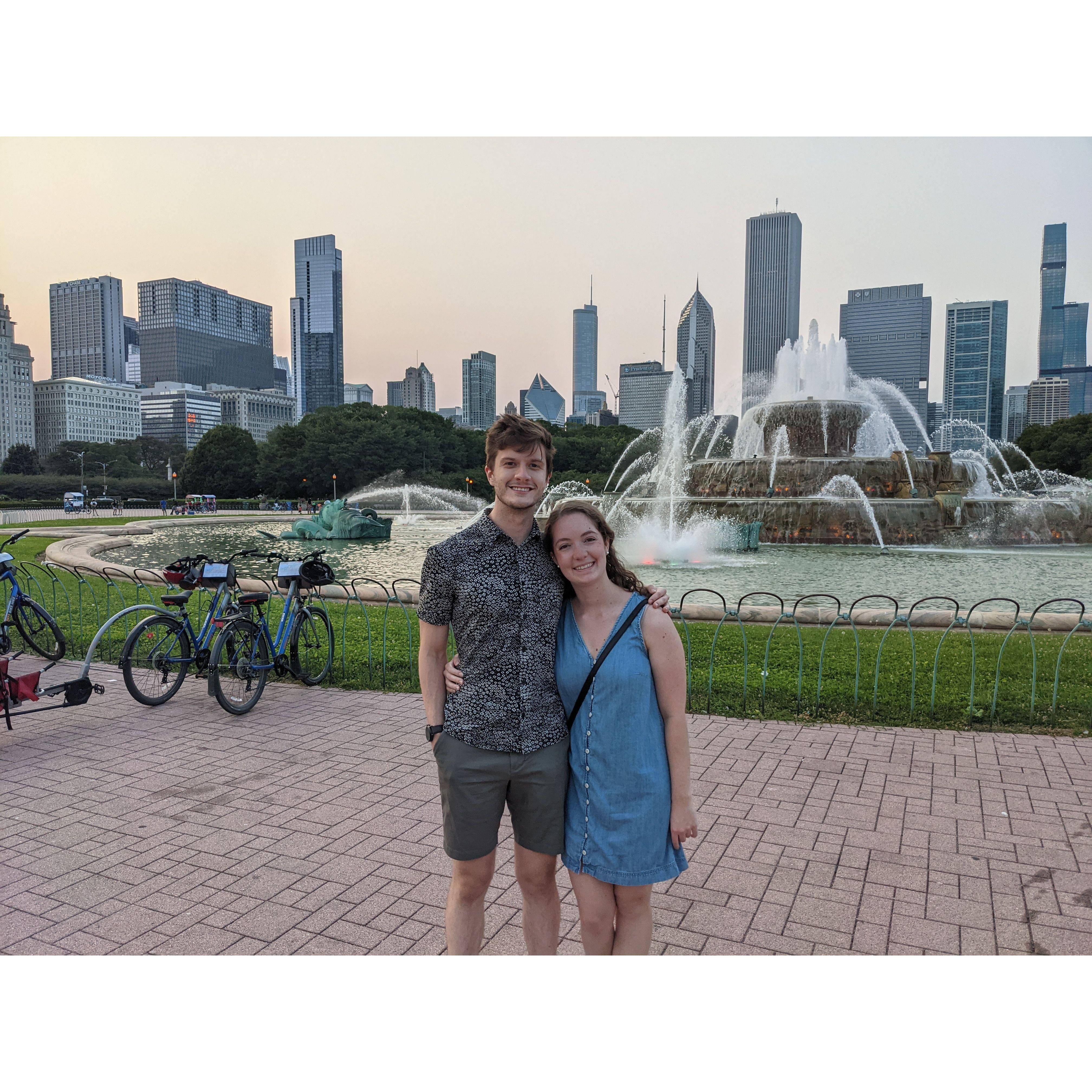 Enjoying Chicago summer in 2021