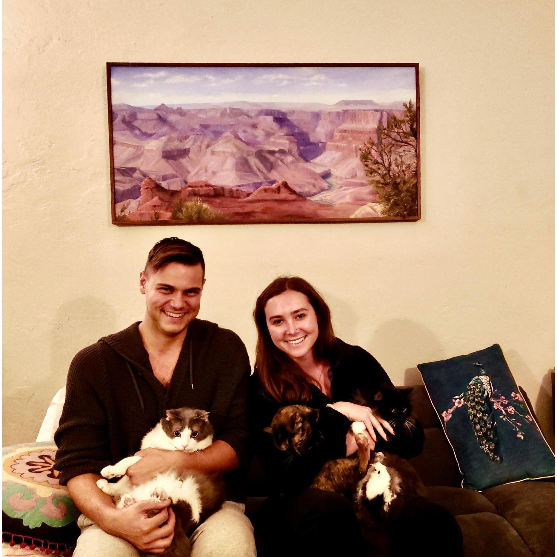 Us and our three fur babies!