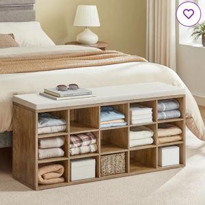 Loon Peak® 15 Pair Shoe Storage Bench & Reviews | Wayfair