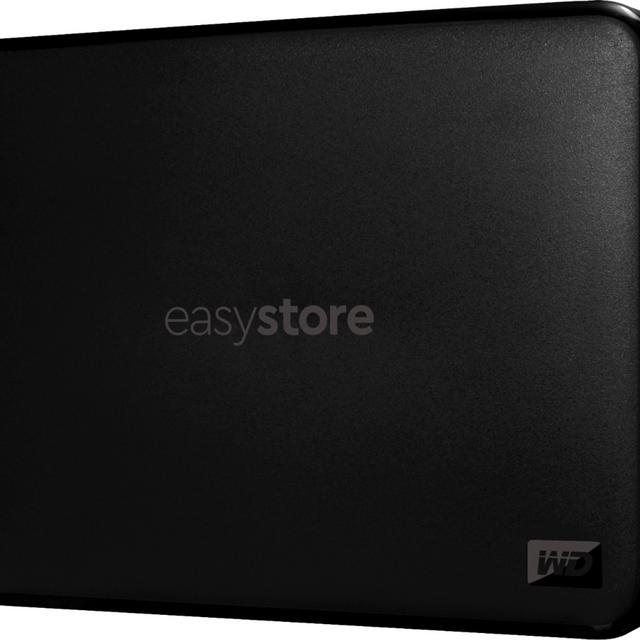 WD - Easystore 5TB External USB 3.0 Portable Hard Drive - Black