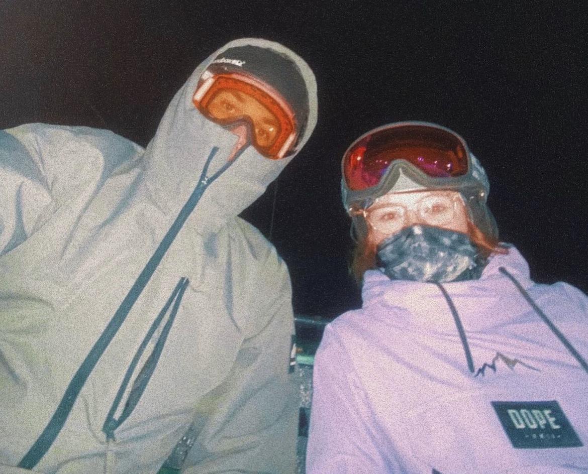 When we can't go to the dunes, we go snowboarding!