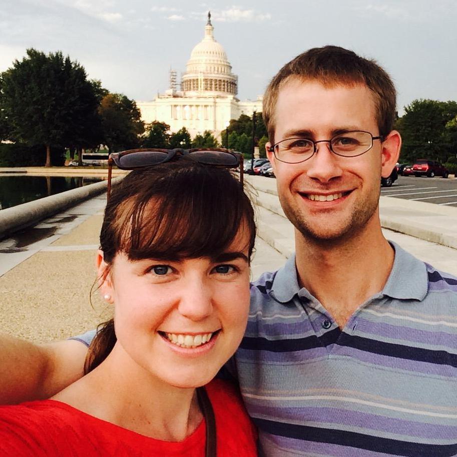 Being tourists around D.C.