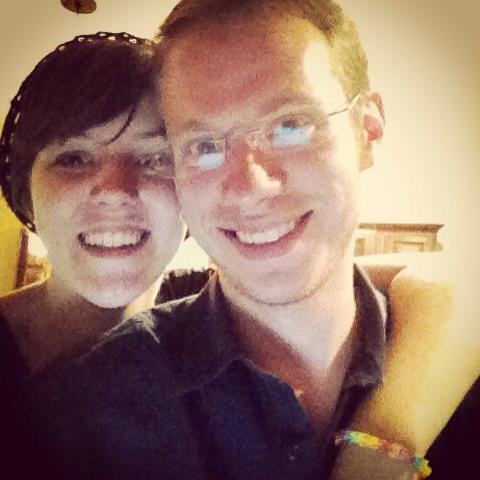 The first selfie we snapped together in 2014...maybe 2013?