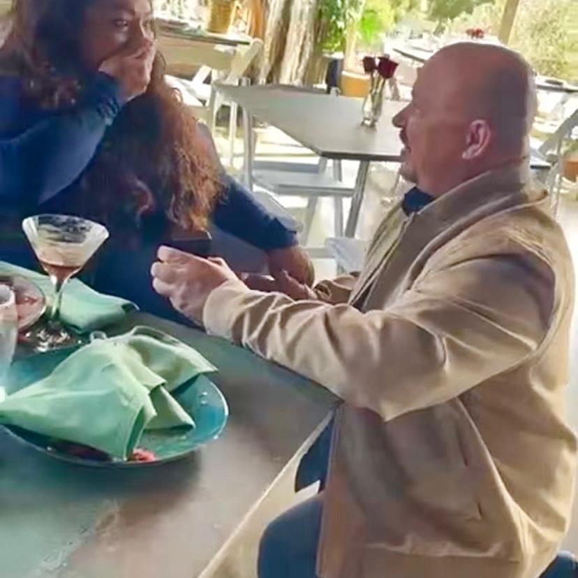 The day Raymond proposed to me. Still can’t believe this is really happening.