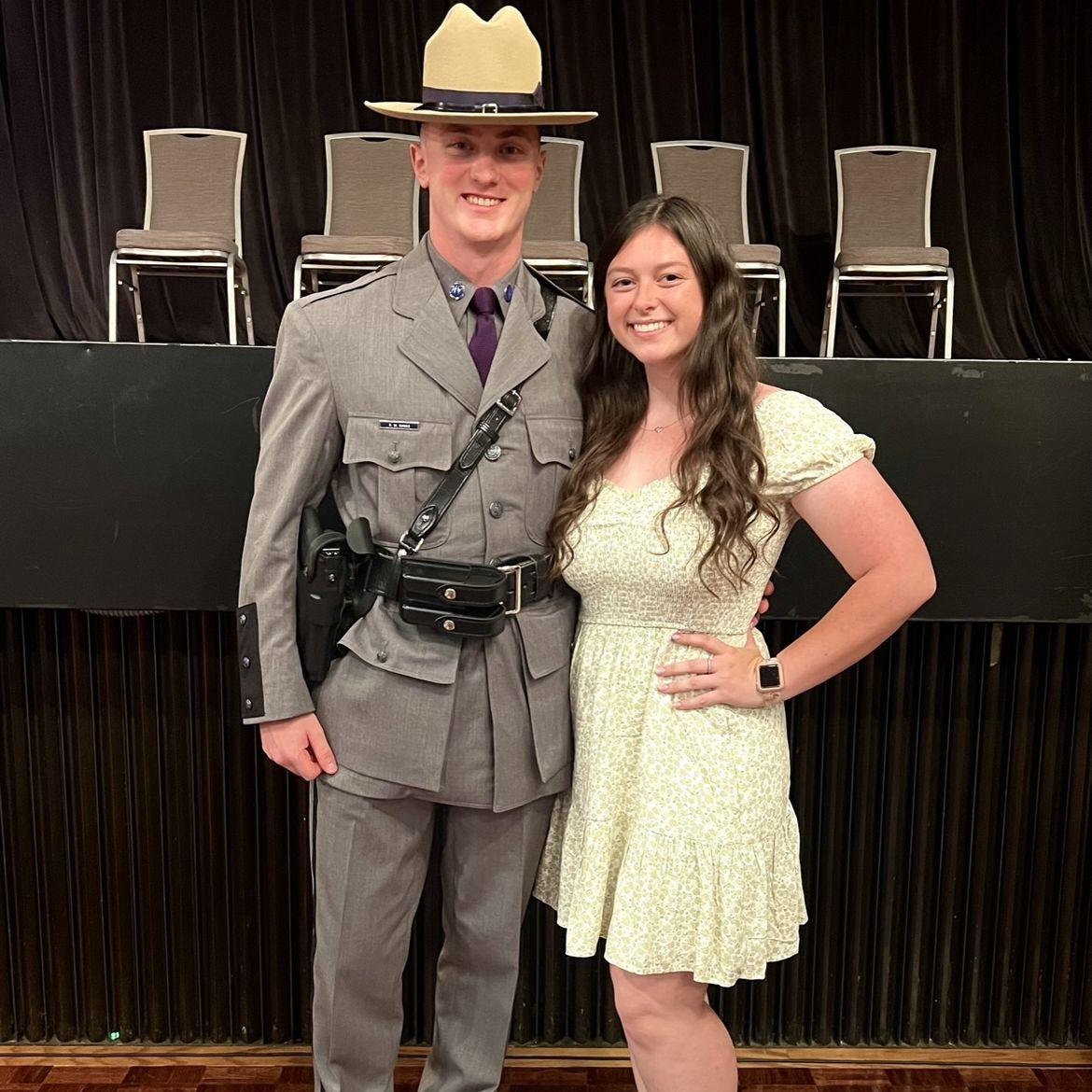 Sean's graduation from the NYS trooper academy!