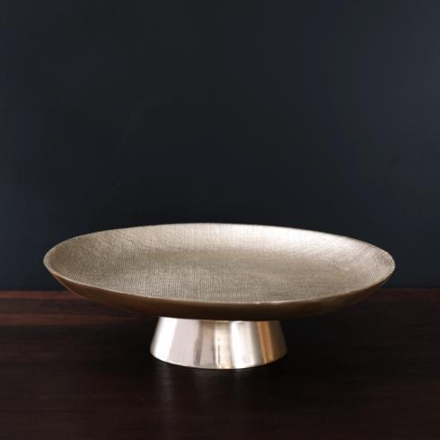 Beatriz Ball Sierra Modern Pedestal cake plate gold