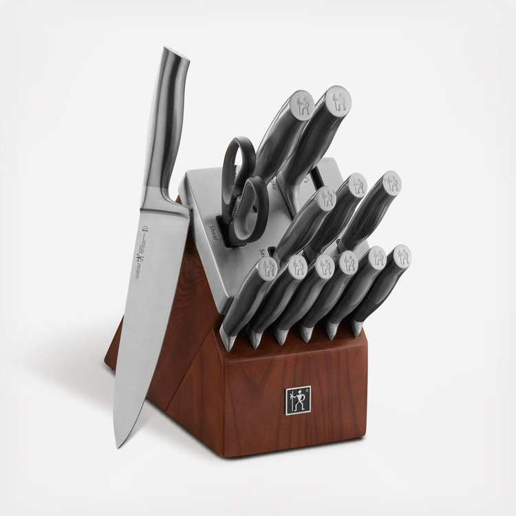 Henckels, Graphite 14-Piece Self-Sharpening Knife Block Set | Zola