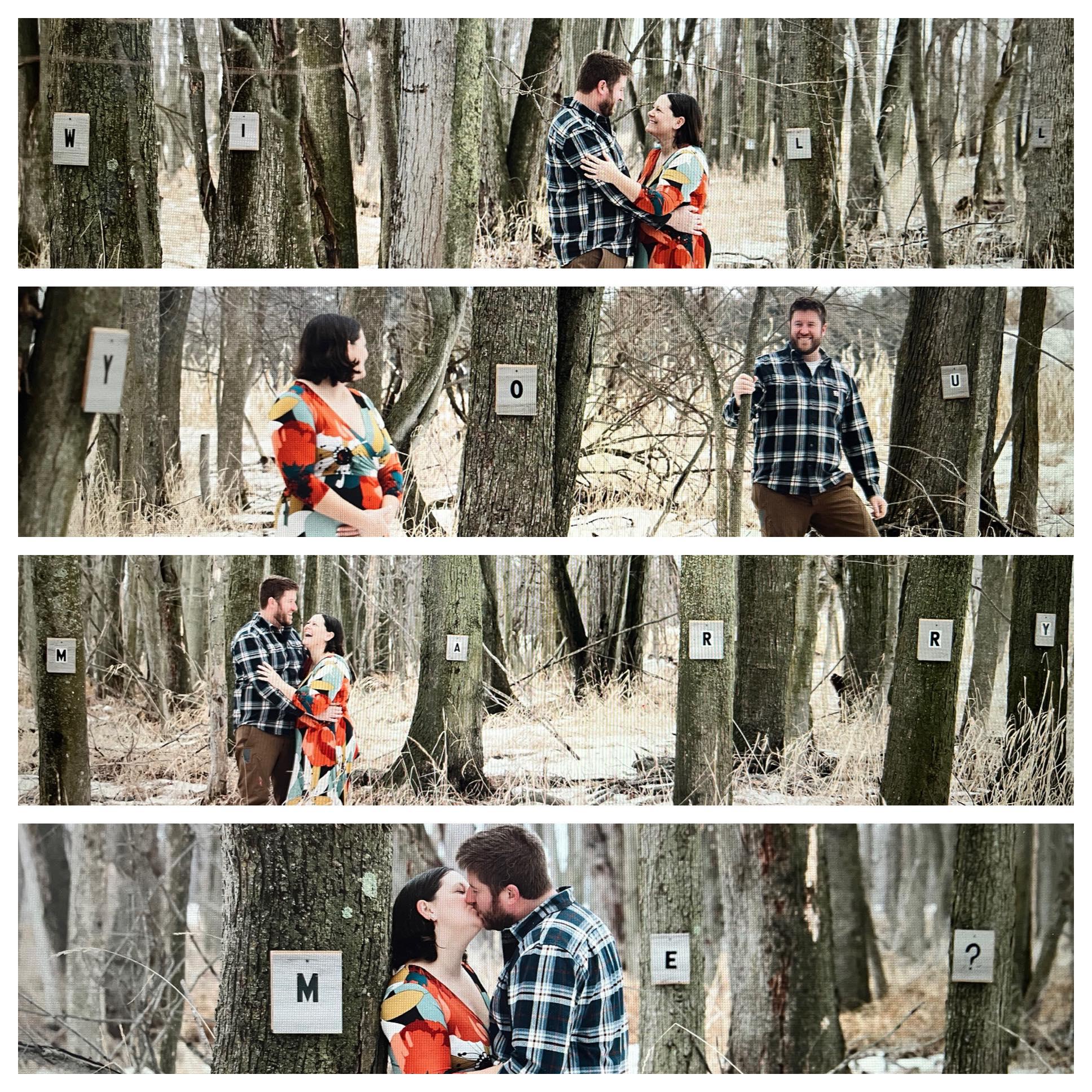 Just a walk in the backyard, turned most romantic ever.