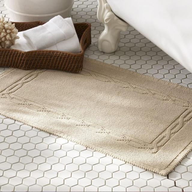 Chambers® Heritage Solid Bath Mat, Khaki