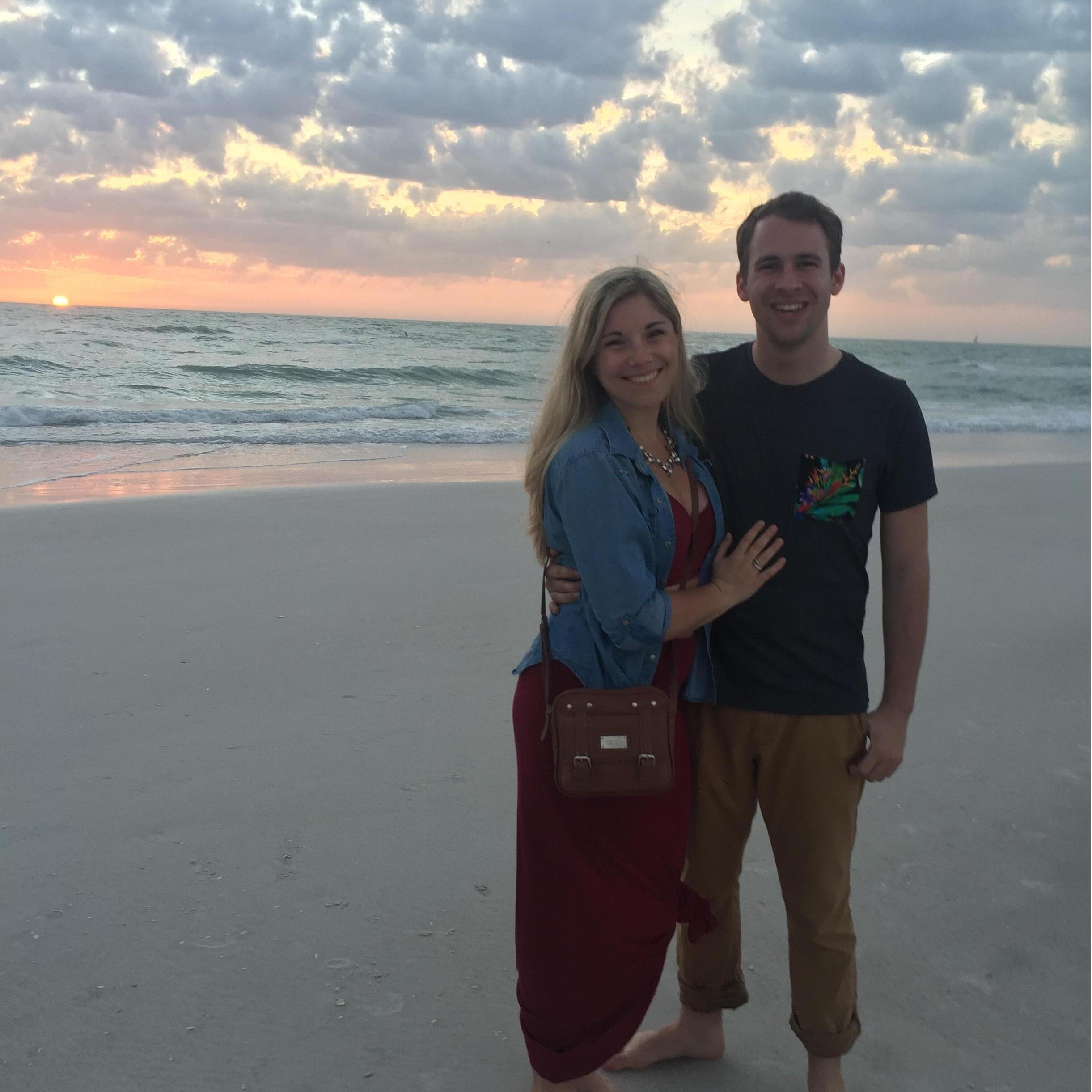 Our first trip together. Who knew we'd get engaged right here just three years later?