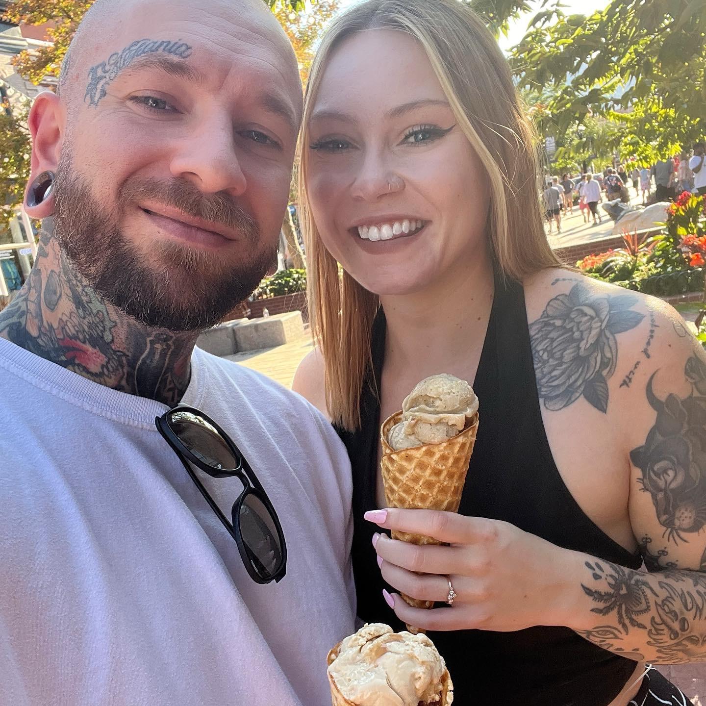 The day we got engaged!