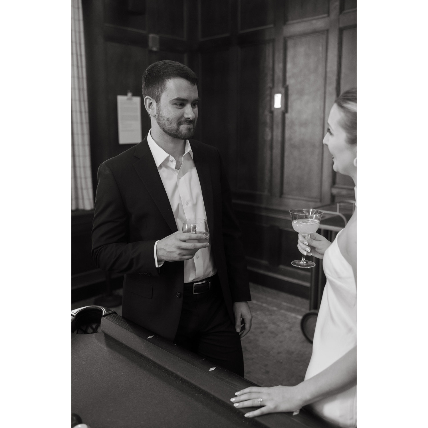 3/11/25 Engagement Photos - Fun fact Megan just learned how to play pool this year so this felt right