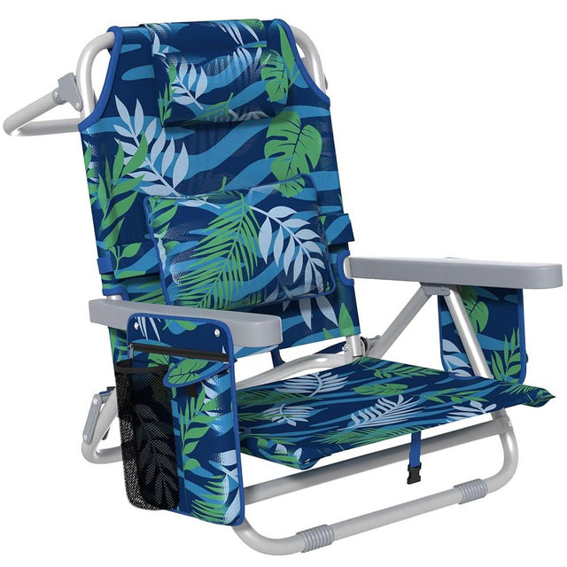 ZENPETIO Beach Chair, Camping Chair for Adults, Beach Backpack Chair for Pool, Beach, Camping, Outdoors