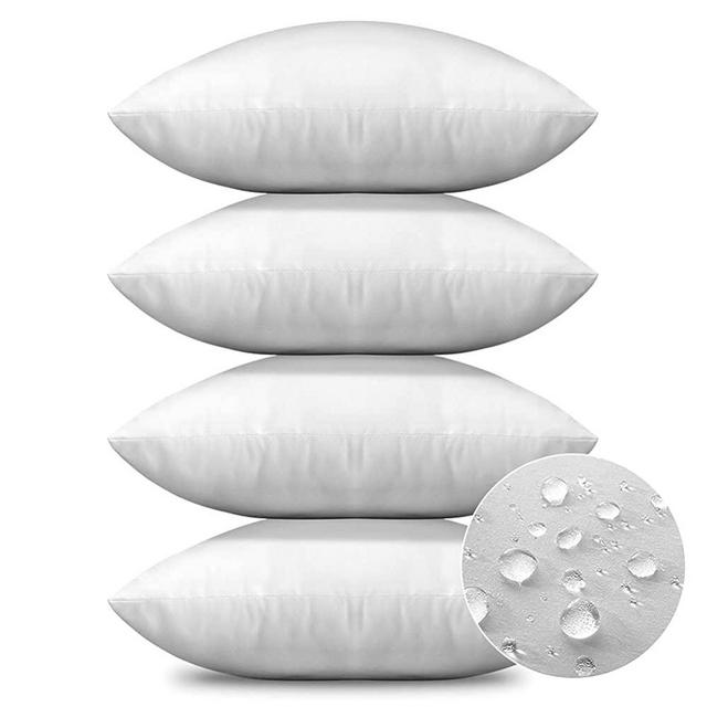  Siluvia 18x18 Pillow Inserts Set of 2 Decorative 18 Pillows  Square Interior Sofa Throw Pillow with 100% Cotton Cover Couch Pillow :  Home & Kitchen
