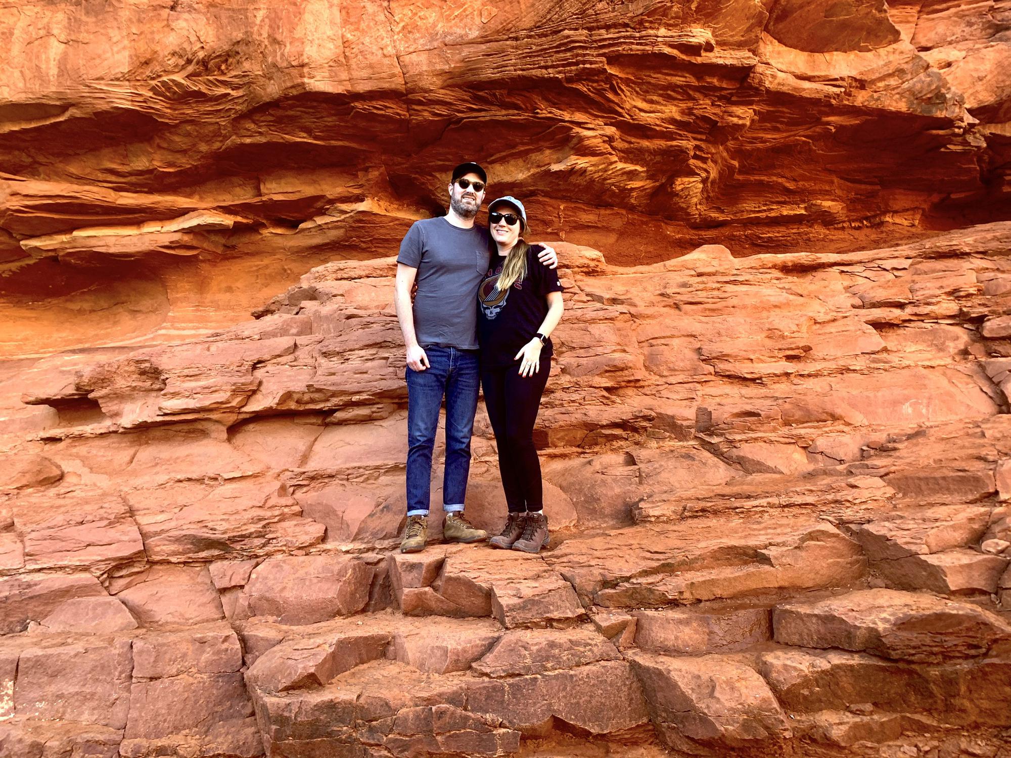 Hiking in Sedona.