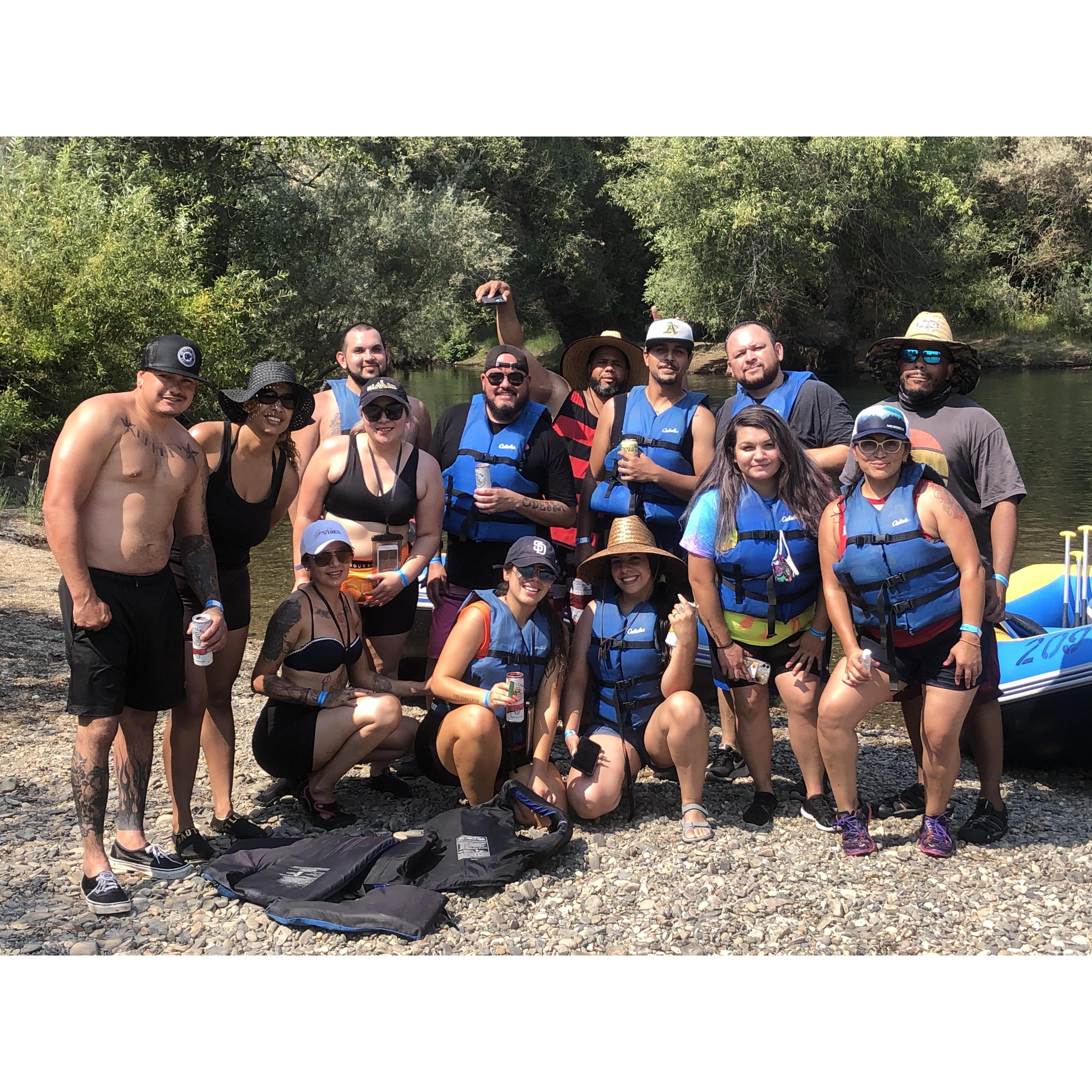 2020 family and friends rafting