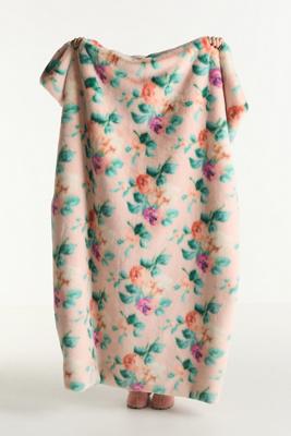 Maeve Printed Faux Fur Throw Blanket