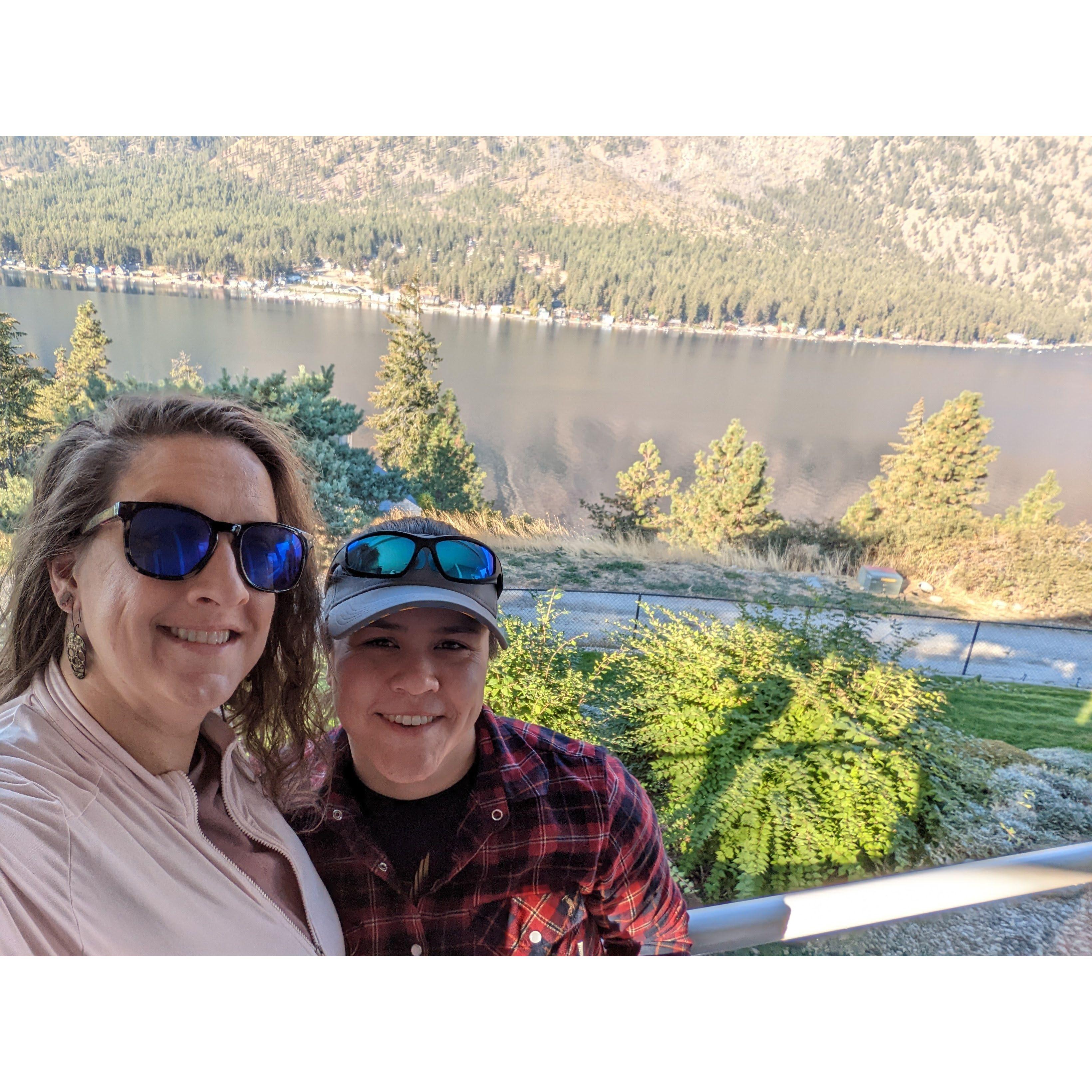 Our last morning at Lake Chelan.