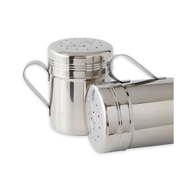 RSVP International Endurance Stainless Steel 2 Piece 10 ounce Stovetop Salt Pepper