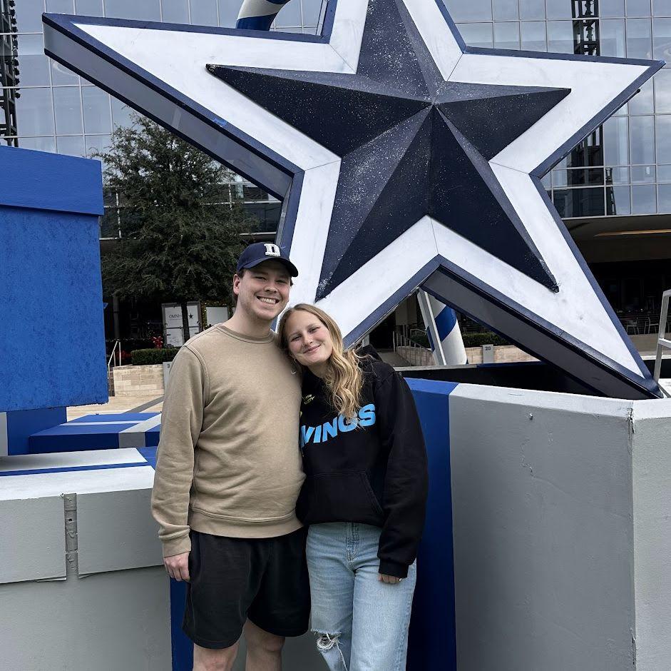 We love football! During football season, we will be at home watching games Monday, Thursday, and Sunday nights.
