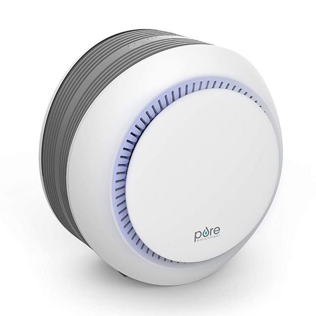 Pure Enrichment PureZone™ Halo Air Purifier - True HEPA Filter Cleans Air, Helps Alleviate Allergies, Removes Pet Hair, Smoke & More — For Home, Bedroom & Office Desktops