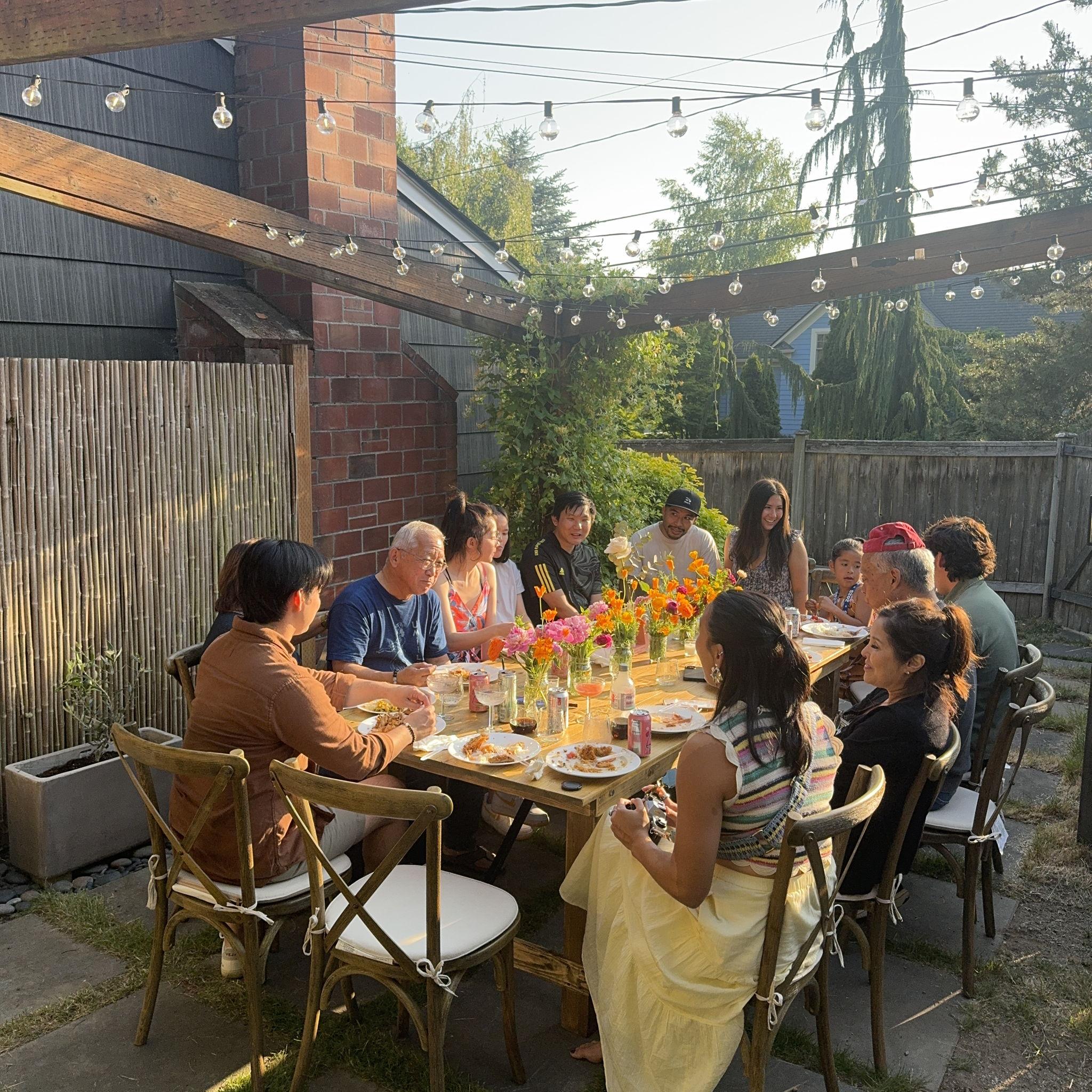 Our BEAUTIFUL surprise engagement dinner!