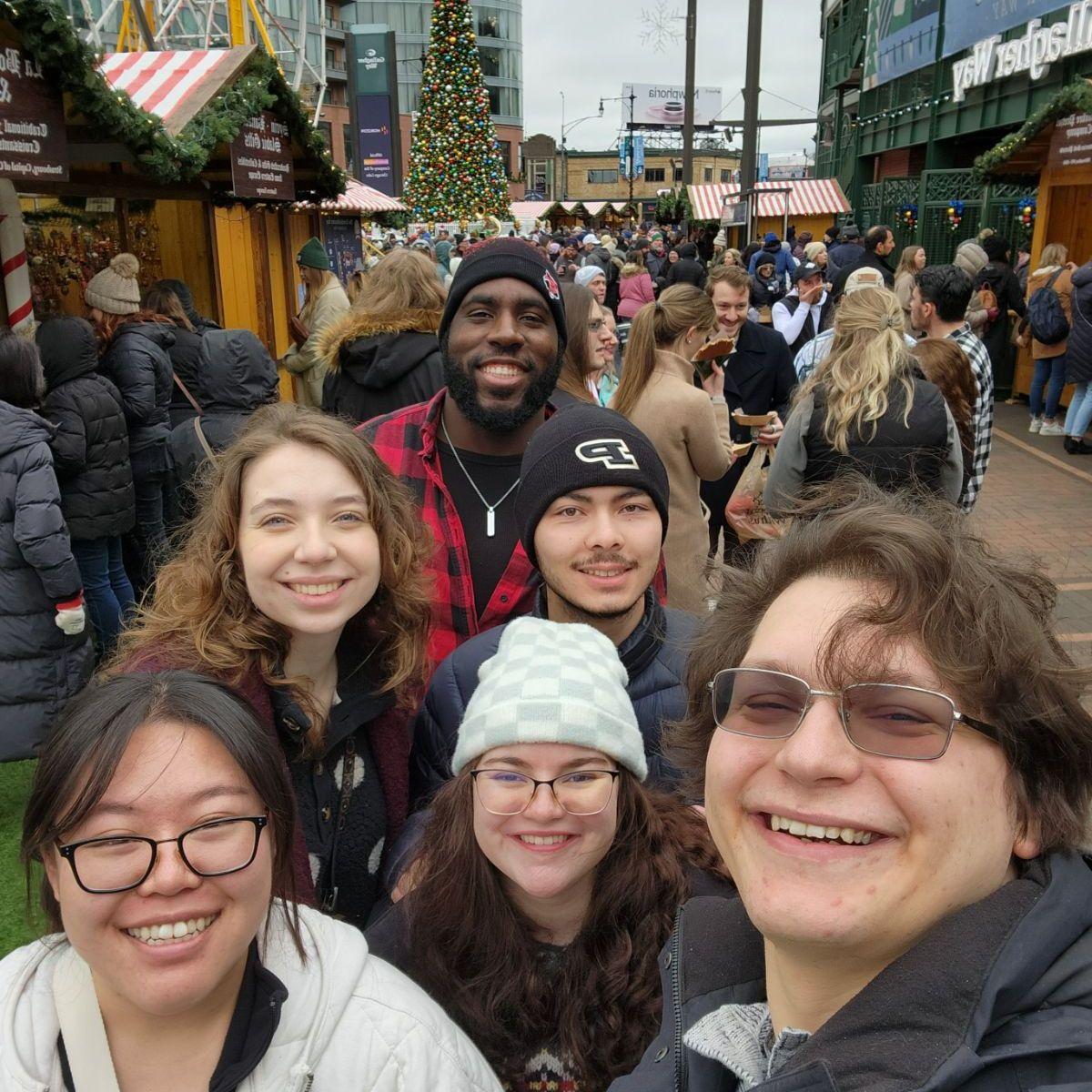 Wrigleyville Christkindlmarket with friends