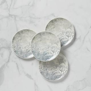 Textured Neutrals Accent Plate, Set of 4