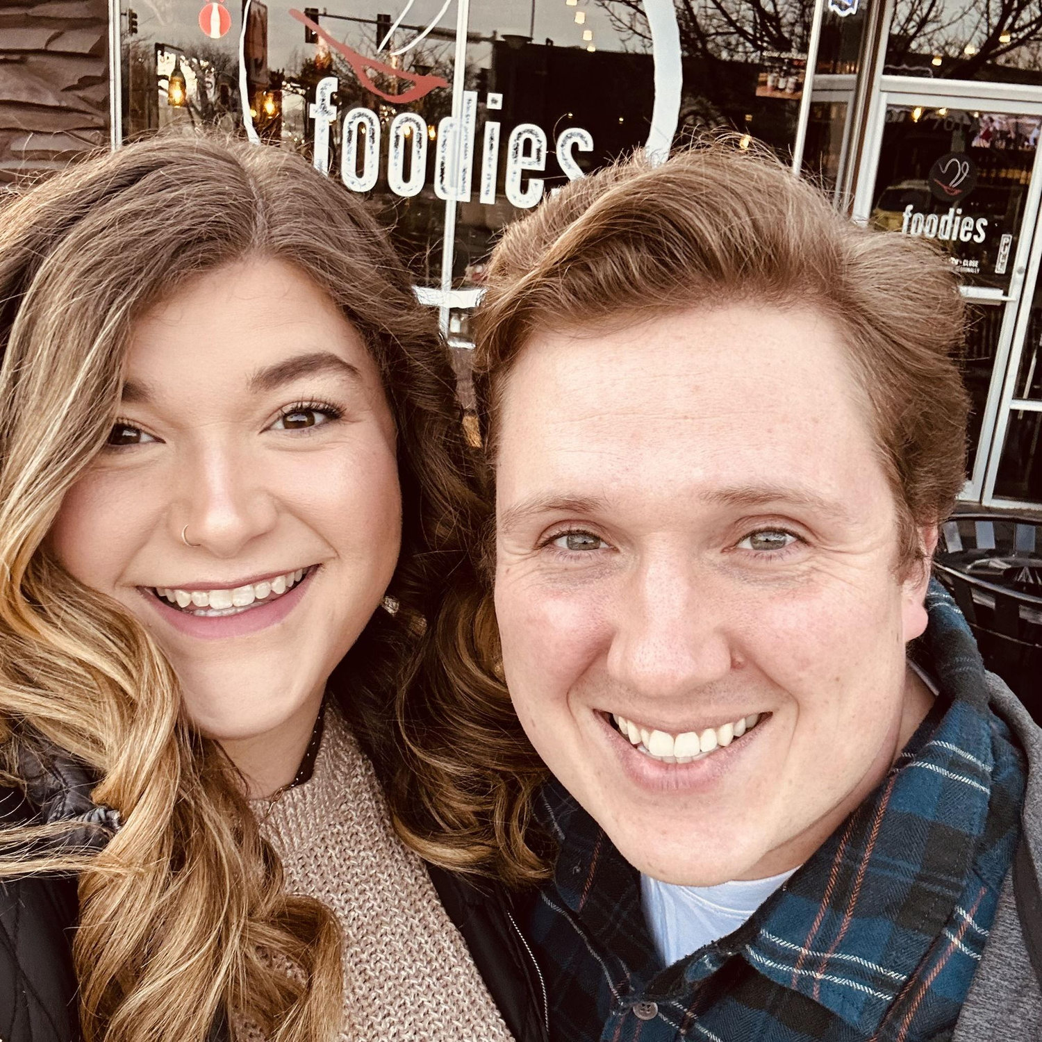 1 year anniversary at Foodies where we had our first date.