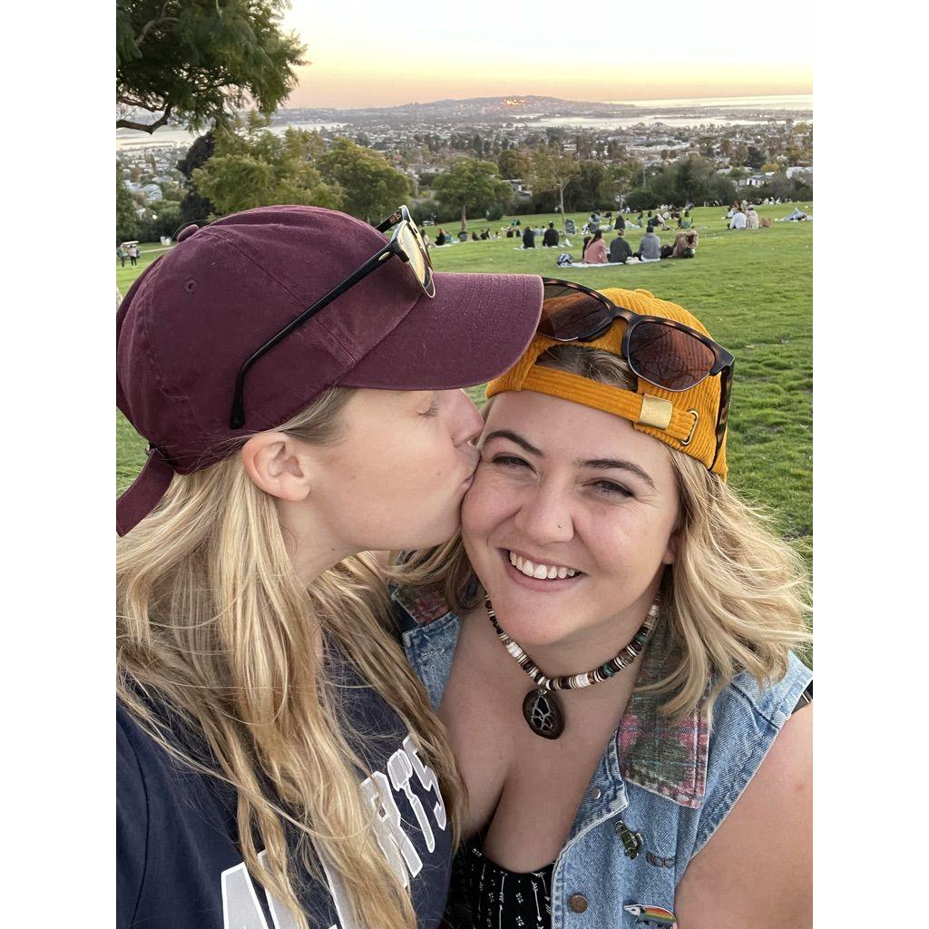 A picnic at one of our favorite parks in San Diego overlooking Mission Bay!