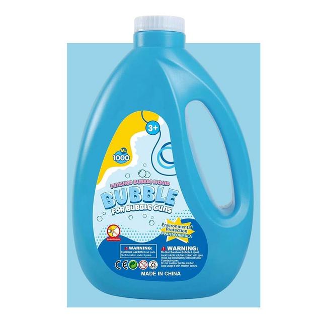 Bubble Machine Solution, 1 L/ 33.8 OZ Bubble Refill Solution for Kids Graduation Parties, Bubble Machine, Giant Bubble Wand, Bubble Gun Blower