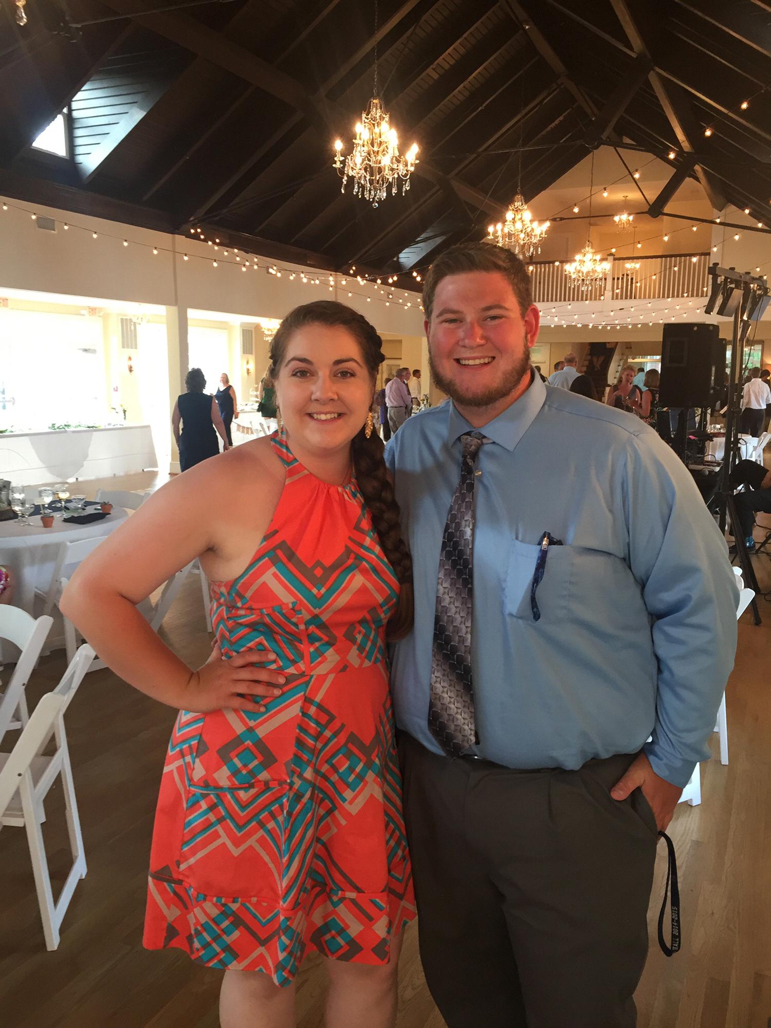 At a friends wedding