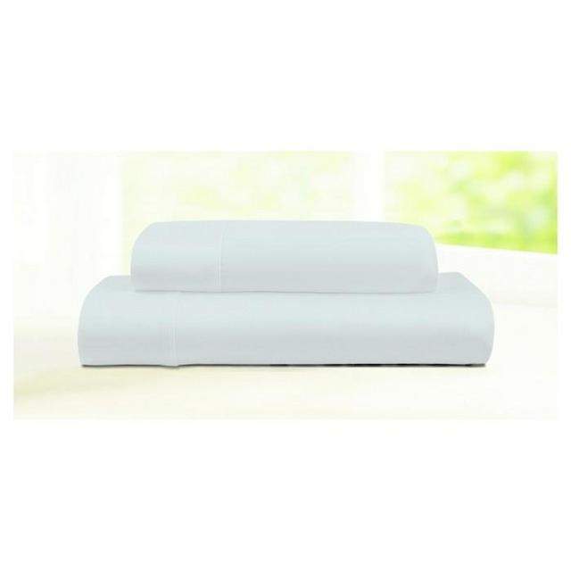 600 Thread Count Cotton 4pc Deep-Pocket Sheet Set - Tribeca Living