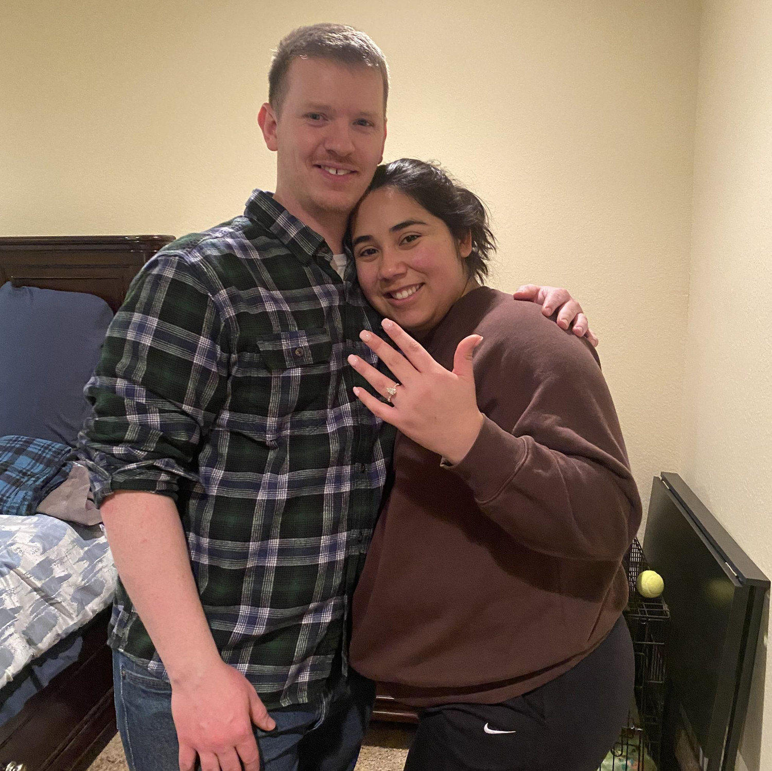 When he asked and I said "I do" 💗